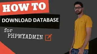 how to download database from phpmyadmin