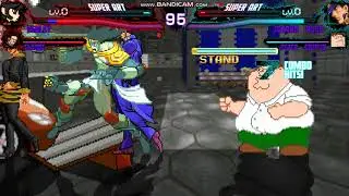 mugen-Ashley (me) & Claude Speed vs Jotaro & Peter Griffin