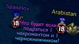 1 уровневый некромант VS 1 уровневый чернокнижник. Warspear Online