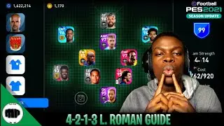 L  ROMAN 4-2-1-3 MANAGER/FORMATION GUIDE PES 2021 MOBILE