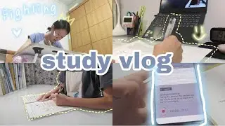 [chinese high school vlog] 2 days before the first day of school 🖊 8+hrs study a day