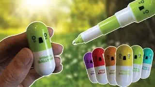 Popup Capsule Ballpoint Pen