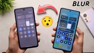 Enable Blur On HyperOS Control Centre 😯 | HyperOS Control Centre Background Blur!