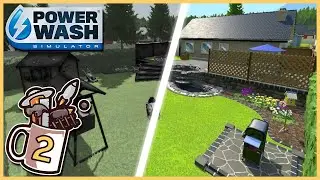 Dirty Backyard Disinfecting | PowerWash Simulator #2 - Let's Play / Gameplay