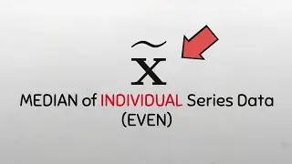 How to find the Median of Individual series data with even number of values