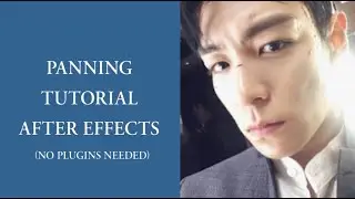 Panning Tutorial I After Effects (no plugins required)