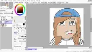 Paint Tool SAI | Speed ART | Minecraft Avatar | Nyancat