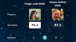 Judit Polgar beat Anatoly Karpov with 2 brilliant moves