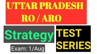 UP RO/ARO 2021| Strategy and Test series for RO/ ARO