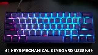AKKO 3061 Neon 61 Keys Mechanical Keyboard Wireless [BANGGOOD TECH-BANGGOOD REVIEW]