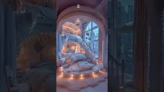 It's snowing... Choose a warm and cozy bedroom #aesthetic #aurora #relax