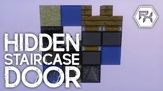 Hidden Staircase Door (Compact & Tileable) [Minecraft Redstone Tutorial]