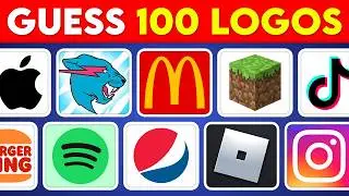 Guess the Logo in 3 Seconds | 100 Famous Logos | Hummi Quiz