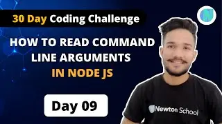 # Day9 :  How to read command line arguments in NodeJS | 30 Days Of Node JS Coding Challenge | Gagan