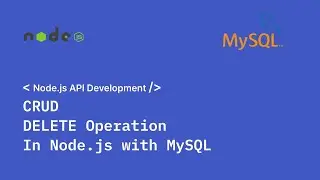 Delete operation in NodeJS MySQL api in hindi