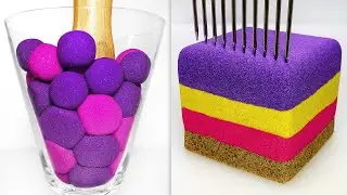 Very Satisfying and Relaxing Compilation 327 Kinetic Sand ASMR