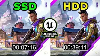 Valorant Unreal Engine 5 - SSD vs HDD | Load Time Test | Game Performance Test