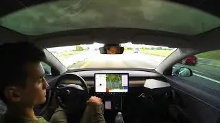 320 Miles in a Tesla Model 3 (Timelapse)