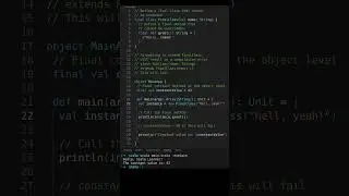 Immutable Classes, Variables and Methods in Scala