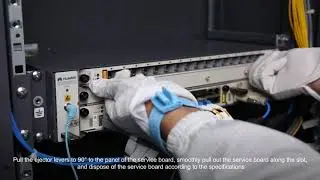 Huawei MA5608T-Replacing a 16-Port PON Service Board