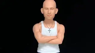 Vin Diesel Clay/strong man #clay #video #art #marvel #amazing #love #short #movie #hollywood
