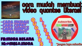 cara membuat quontes literasi | tutorial quontes