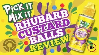 Rhubarb Custard Balls from Pick It, Mix It | Short-Fill Review