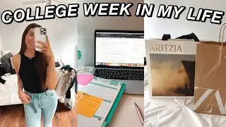 COLLEGE WEEK IN MY LIFE: zoom classes, artizia & zara haul + giveaway!
