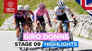 Climbers On The Attack On Queen's Stage! | Giro Donne 2022 Stage 9 Highlights