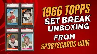 Unboxing a 1966 Topps Baseball Set Break from Sportscards.com #baseballcards #vintagebaseball
