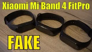 ✅ Fake Xiaomi Mi Band 4 FitPro как выглядит подделка 2 cравнение с оригиналом