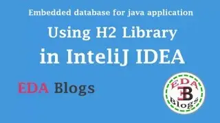 Embedded DataBase for java apps using H2 library InteliJ IDEA