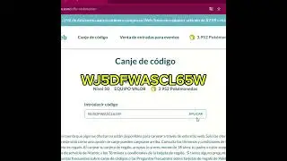 Código nuevo para 200 de energía fusión WJ5DFWASCL65W #pokemon #pokemongo