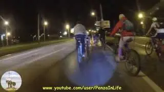 Ночная вело-скейт покатушка в Пензе 21 июня 2014