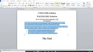 CS 506 GDB Solution 100% Correct Solution Fall 2020-2021