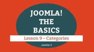Joomla 3 Tutorial   Lesson 09   Categories (joomla web design)