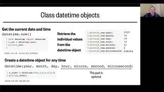 Lesson 6, Part 4: Datetime