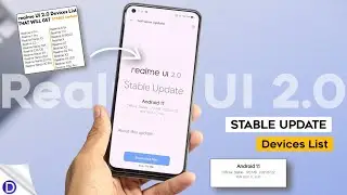 Realme UI 2.0 Stable Updates | Devices List | realme Android 11 Stable Updates | Hidden Features ⚡⚡