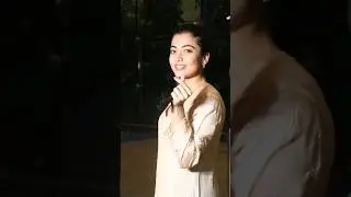 Rashmika❣ mandana expresion queen very cute 😊smile stopped at airport|| #bollywood #youtube