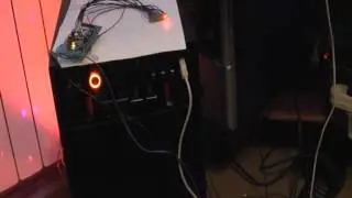 Индикатор загрузки HDD  на 10 светодиодах