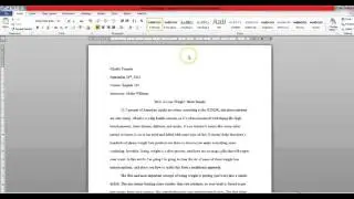 MS Word page numbers