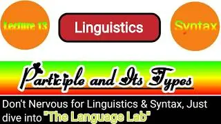 Participle,participle and its types, present and past participle|Urdu|English|The language lab|