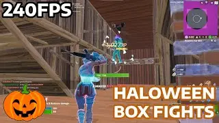 [4k] Fortnite Keyboard ASMR 🎃Halloween Heroes Box Fights - 240FPS
