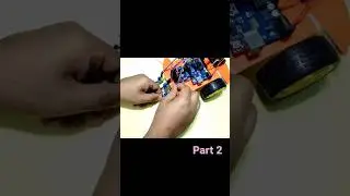 Assembling of line following robot car 