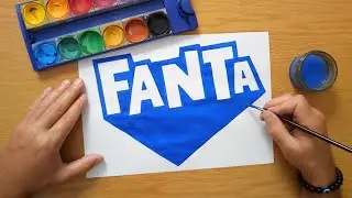 How to draw a FANTA logo 2024