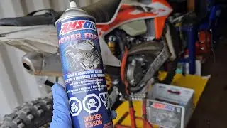 AMSOIL POWERFOAM - How To Clean Intake 2020 KTM 300xc TPI