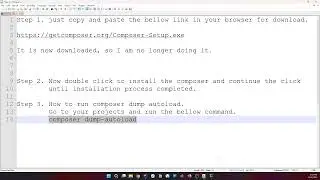 how to install composer and run composer dump autoload command in Laravel script