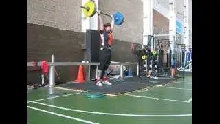 Hang Power Clean & Push Press 91x2