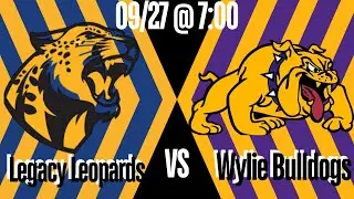 Wylie Bulldog Football 2024: Wylie Bulldogs vs Wichita Falls Legacy Leopards