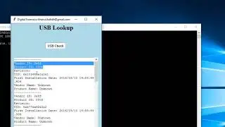 FORENSICS TOOLS||TEXT PARSER||USB LOOKUP